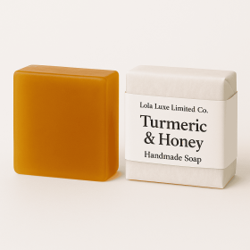 Lola Luxe Limited Co., Turmeric & Honey Handmade Soap