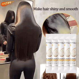 Natural Repair Professional Magical Hair Mask Prevent Dryness Split Ends Repair Damage Frizz Tangles 5 Seconds Soft Smooth Care (Function: 10 pcs)