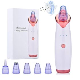 Rejuvenate Your Skin - Blackhead Pore Vacuum Extractor Electric Pore Cleaner (Color: White)