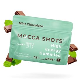 Seattle Gummy Company, Mocca Shots Energy Gummies with Caffeine (Option: 12-Pack - Mint Chocolate)