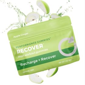 Seattle Gummy Company, Performance Gummies - Recover (Option: Apple Ginger - Post-Workout Gummies (12-Pack))